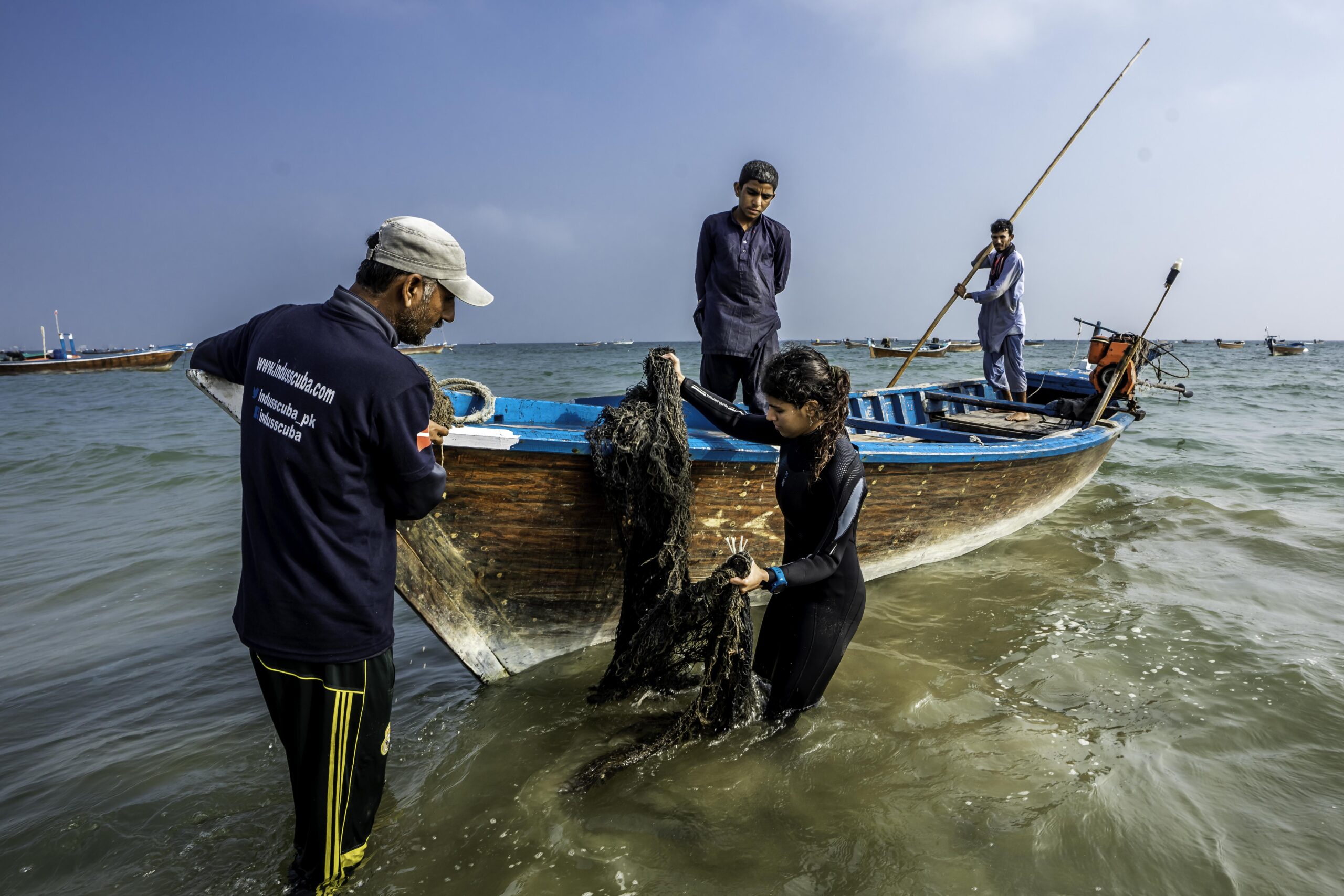 Ghost gear fishing in Pakistan Trshbg